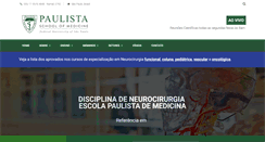 Desktop Screenshot of neurocirurgiaepm.com.br